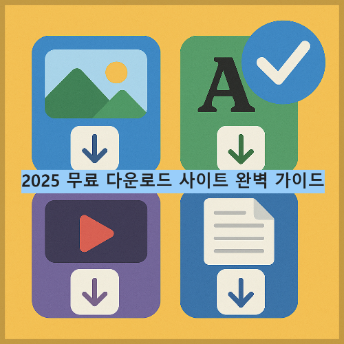 2025 무료 다운로드 사이트 완벽 가이드