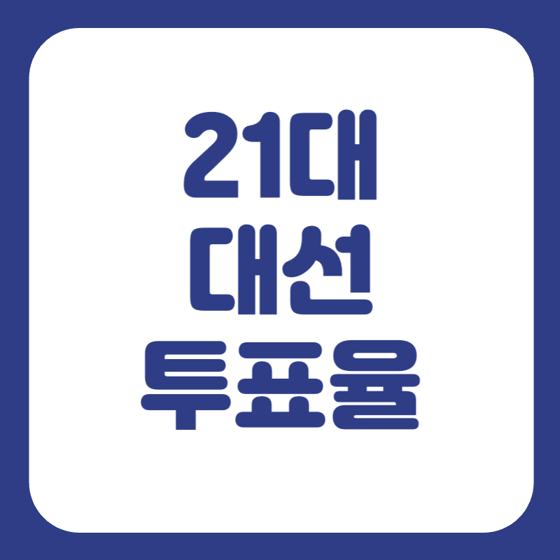 21대 대선 투표율
