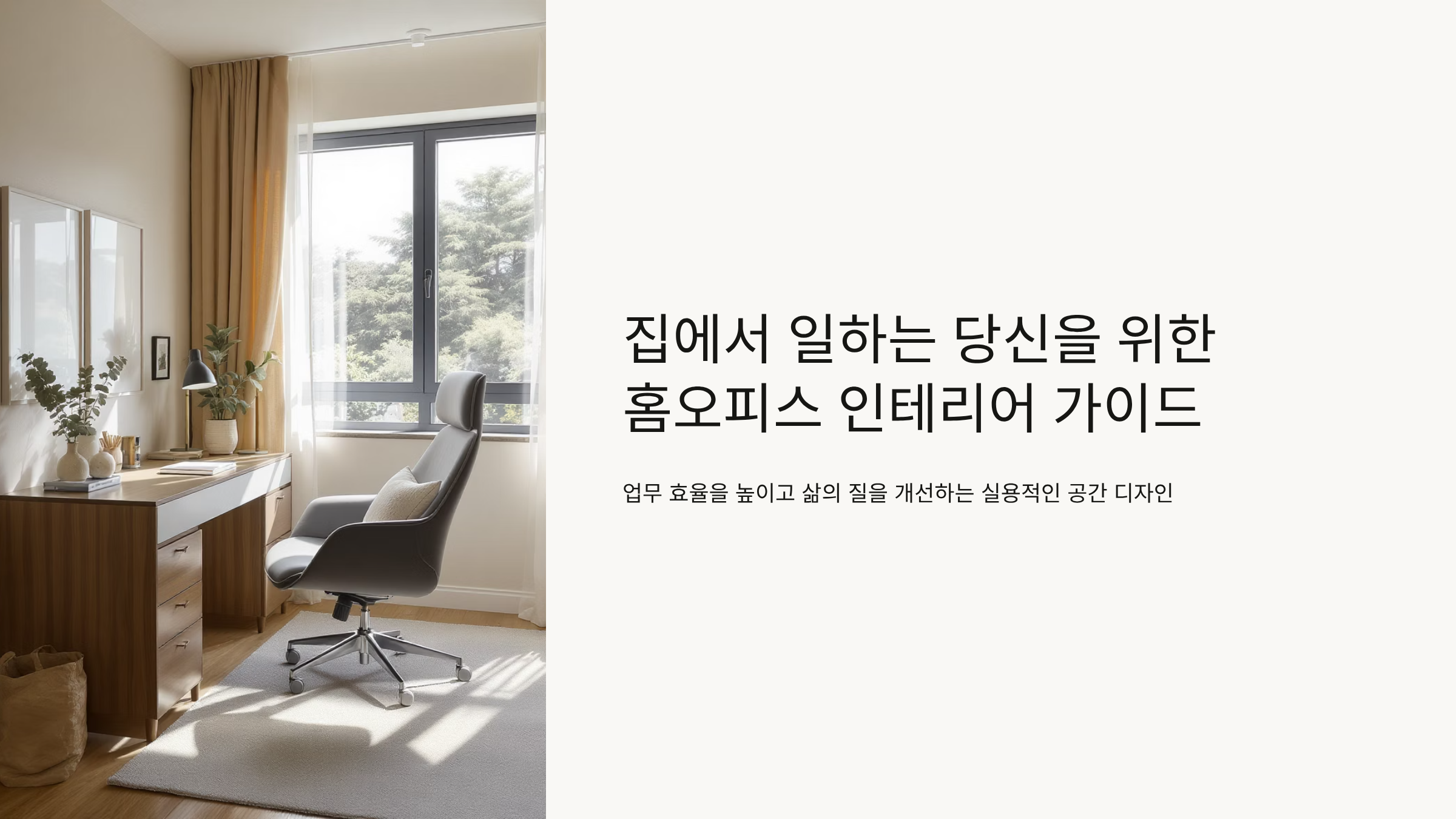 홈오피스 인테리어 실패하지 않는 23가지 꿀팁