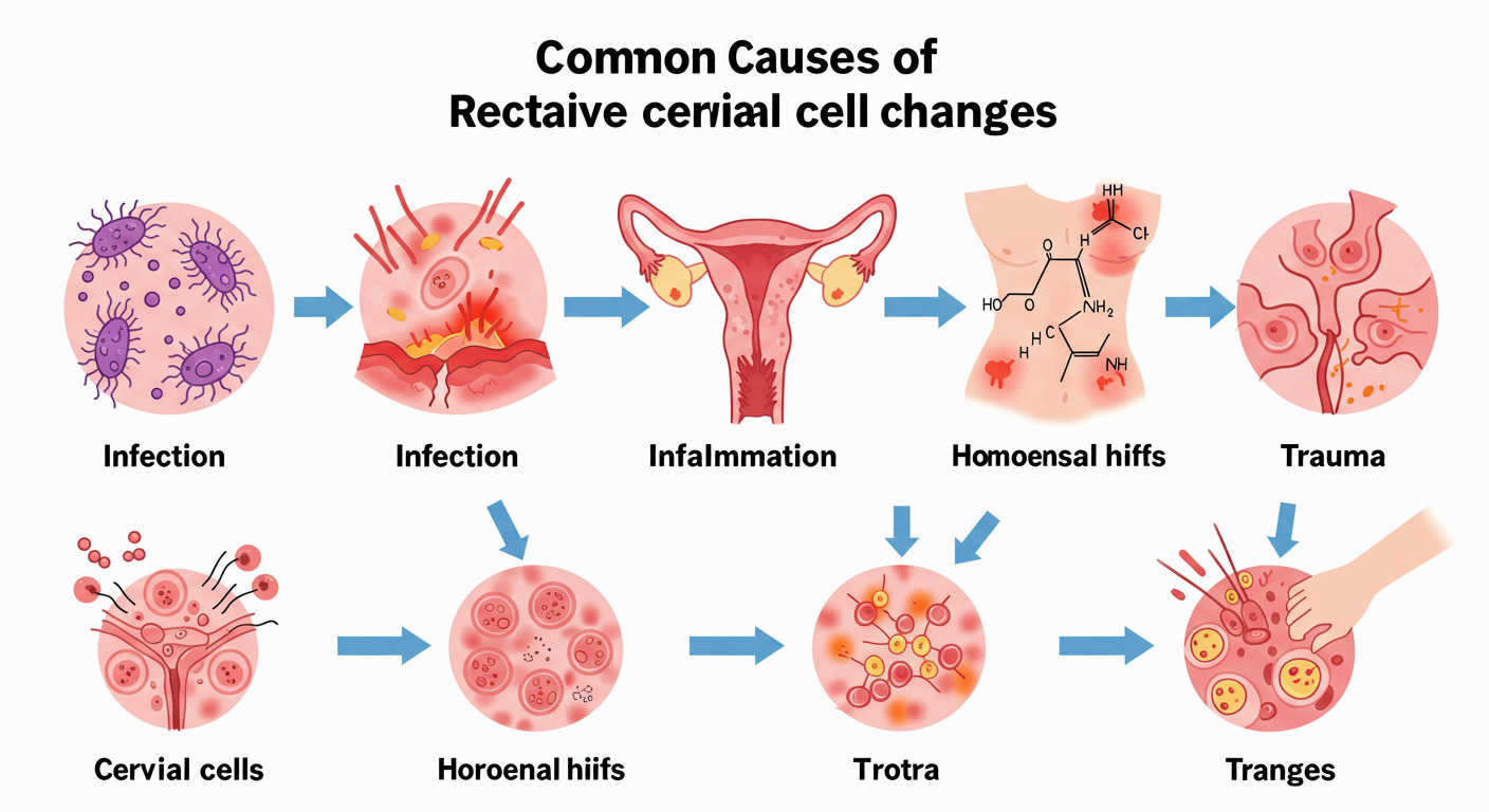 자궁 반응성 세포변화는 대부분 일시적 원인에 의해 발생합니다