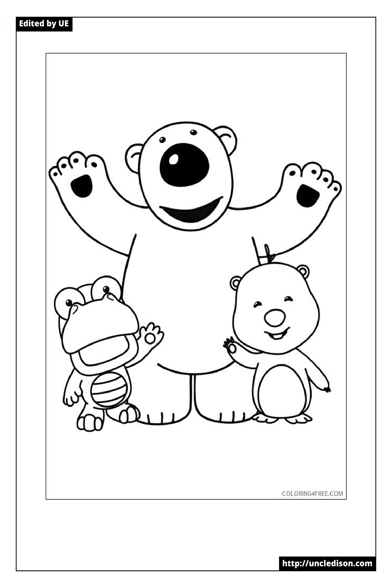 뽀로로 색칠공부 도안