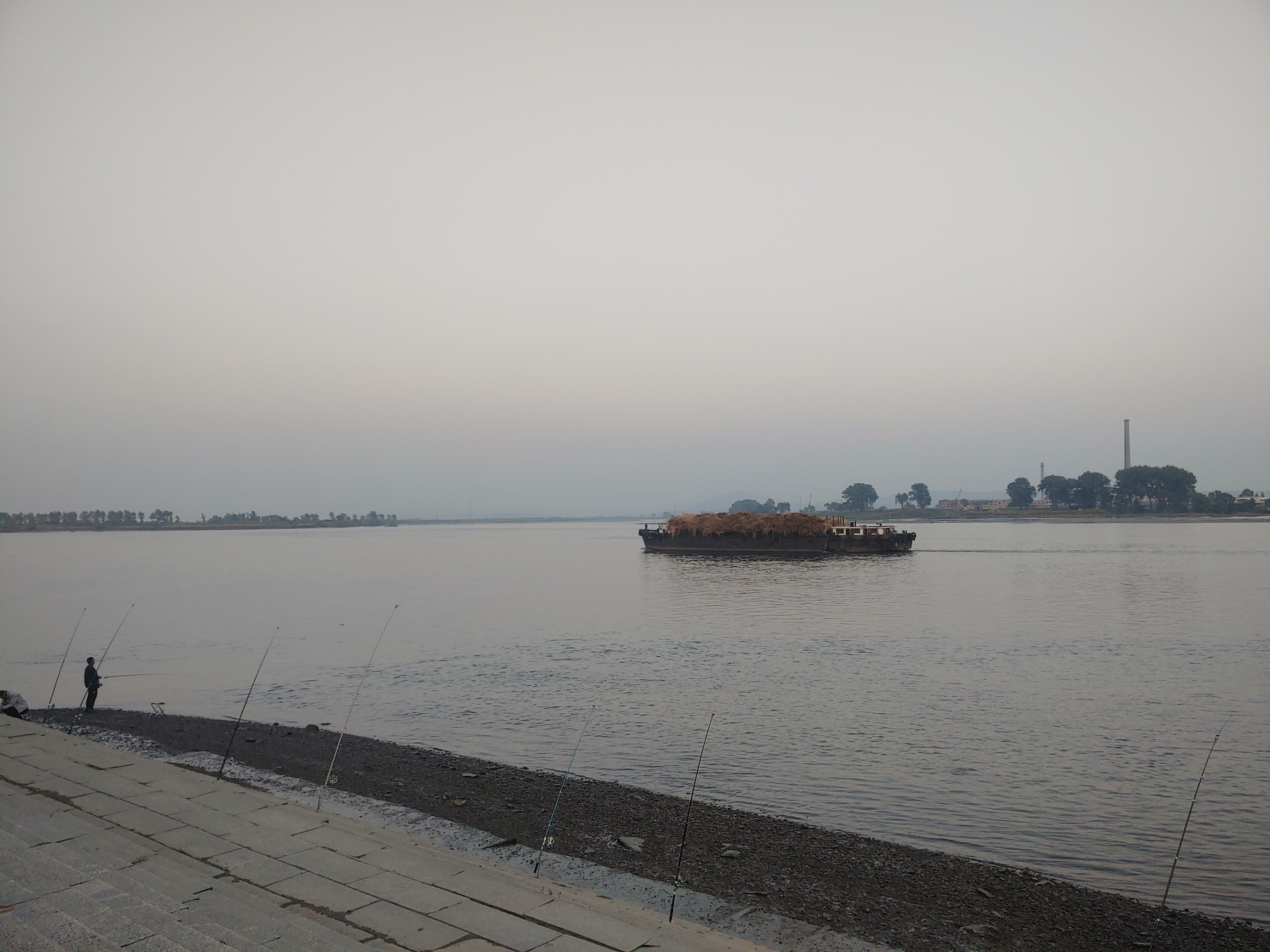 압록강 풍경 사진