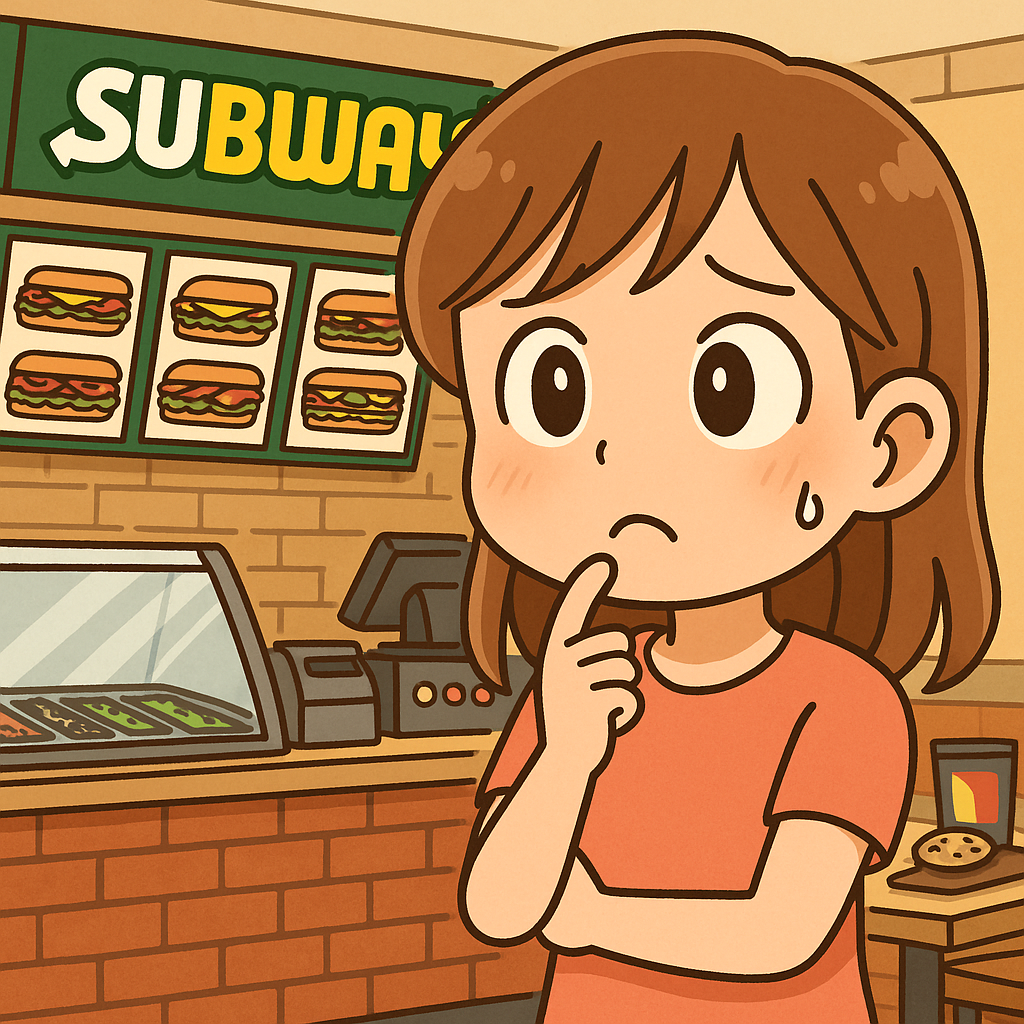 서브웨이, 예산별 추천