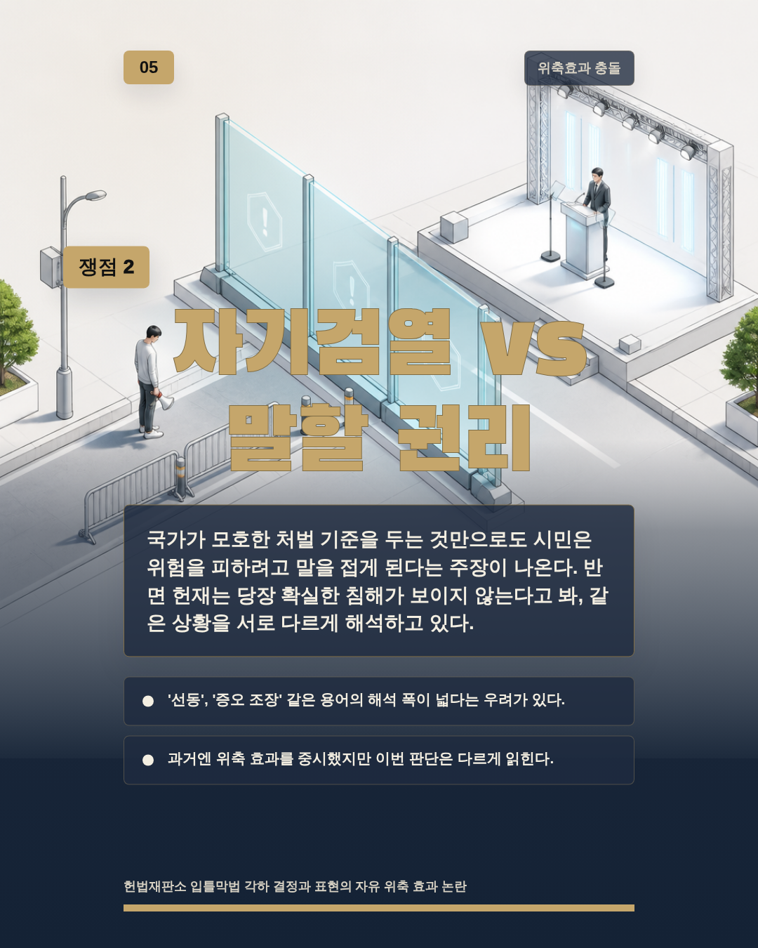 자기검열 vs 말할 권리