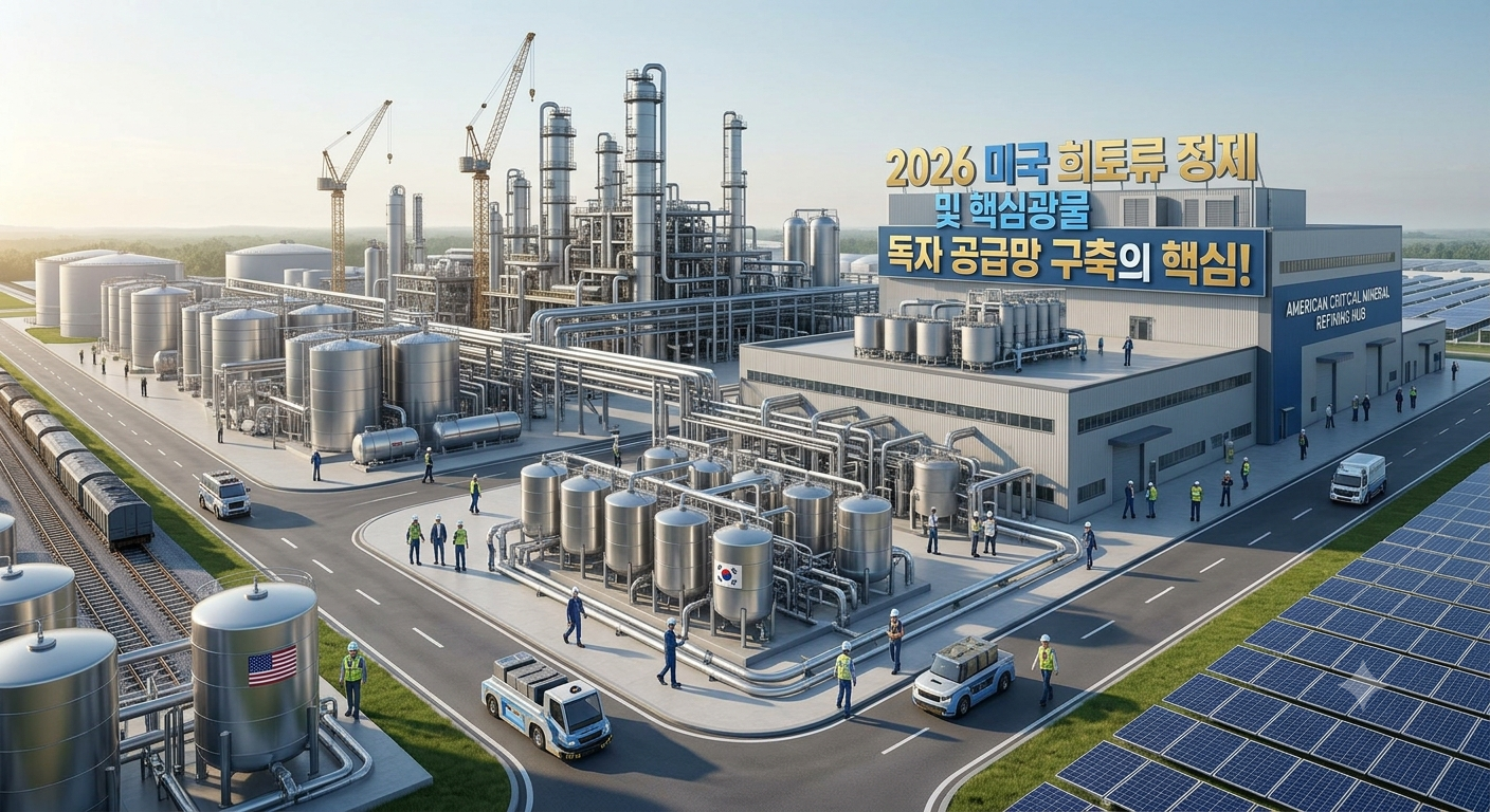 2026년 미국 희토류 정제기업 관련주&amp;#44; 핵심광물 공급망 재편 투자 핵심 정리