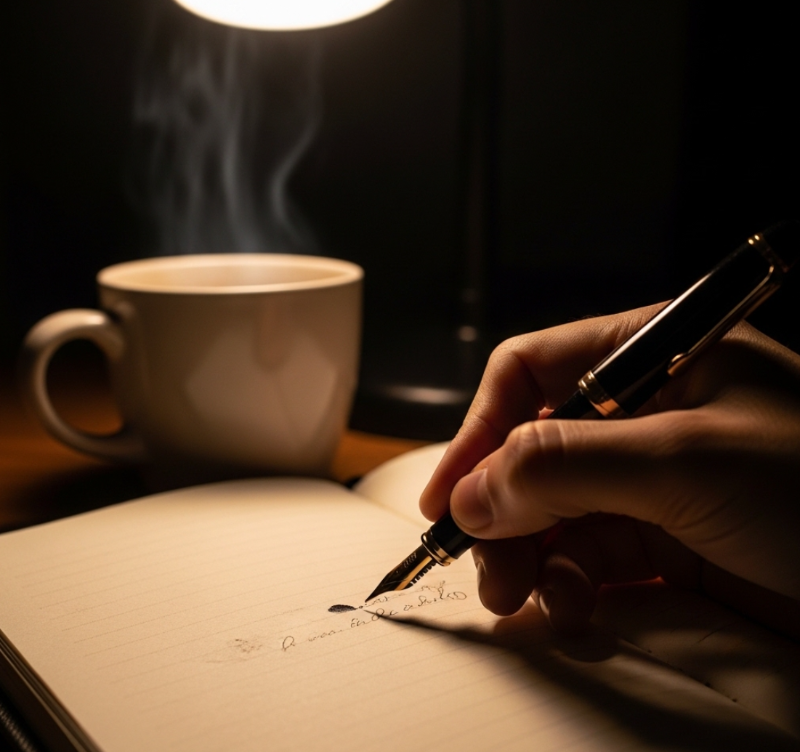 손으로 쓰고, 흙을 만지세요