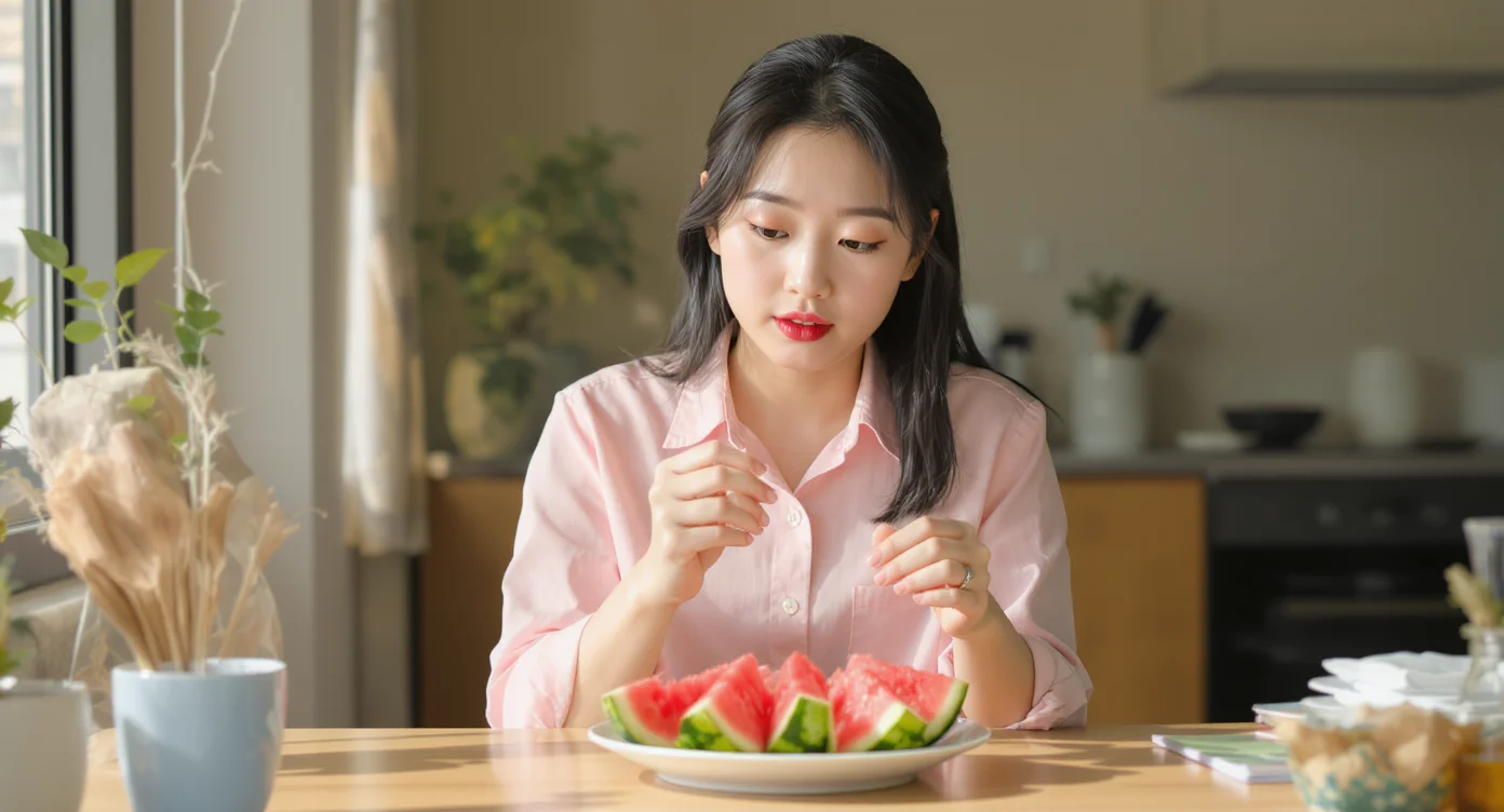 수박 활용 꿀팁! 먹지 마세요, 피부에 양보하세요! 🧖‍♀️