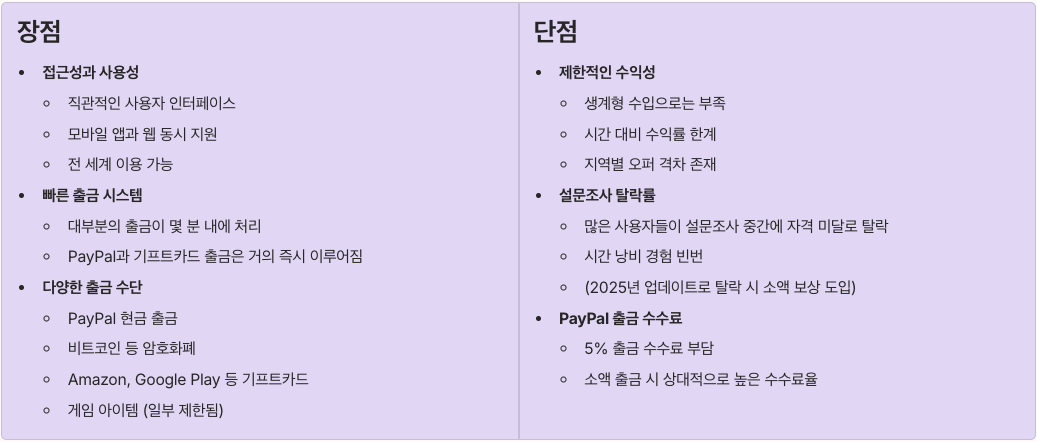 프리캐시 장점과 단점 분석 섹션 정리 이미지