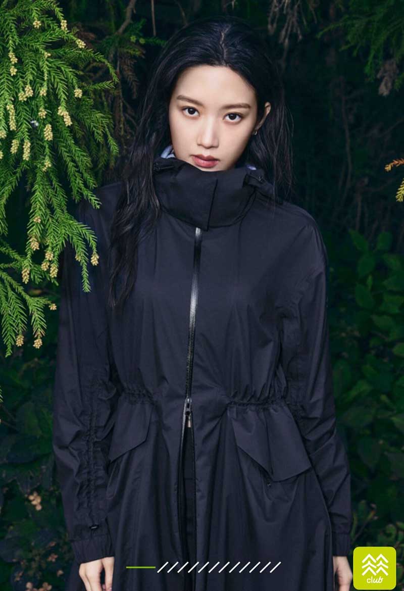 코오롱스포츠 여성 썸머 레인코트