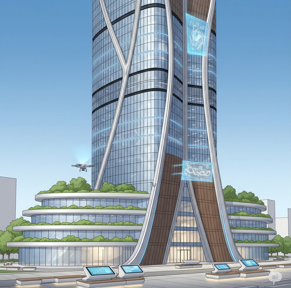 스마트 빌딩 기술과 디자인의 결합