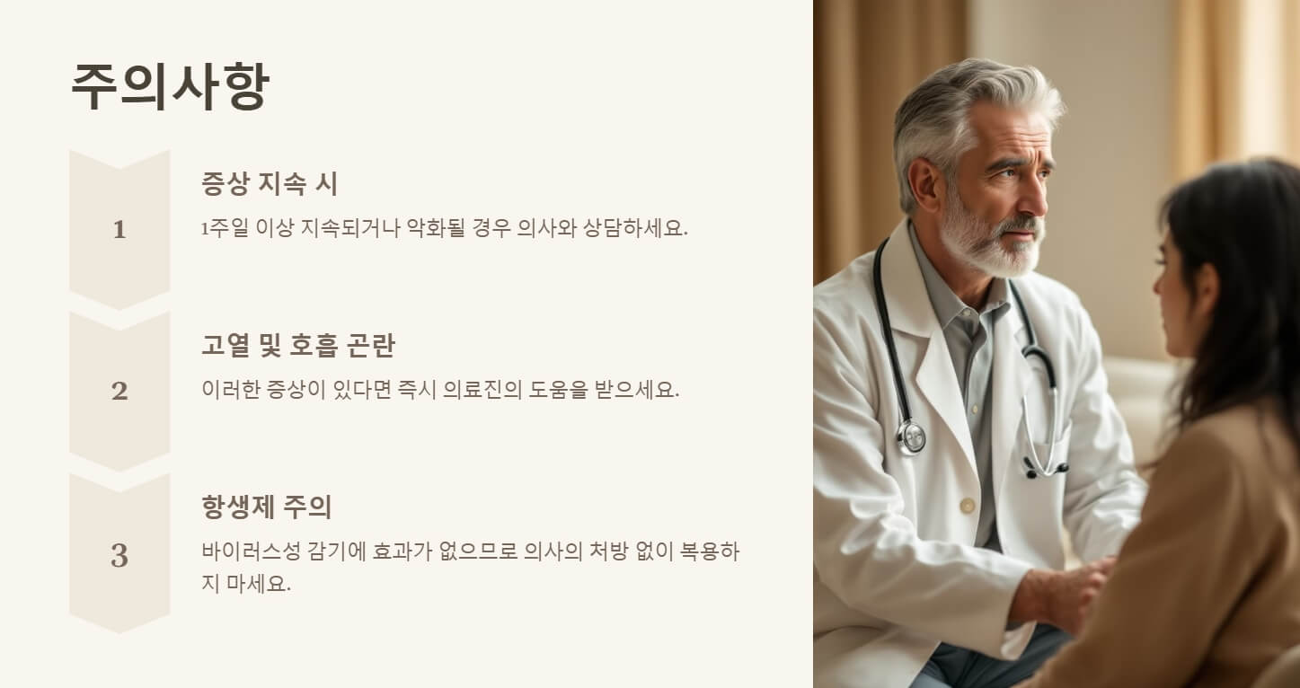 감기 몸살 빨리 낫는법