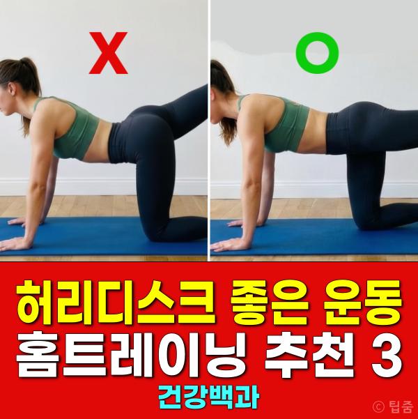허리디스크에 좋은 운동