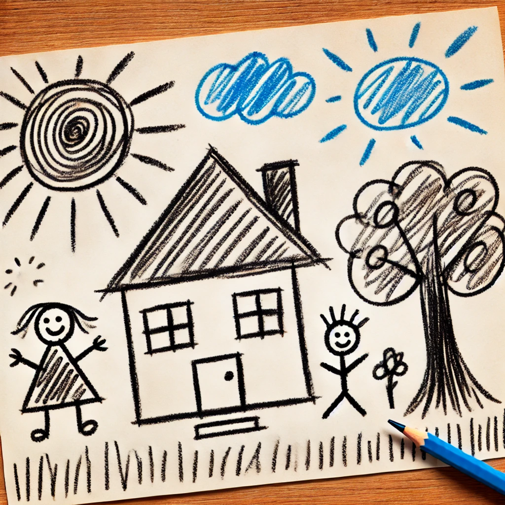 아동의 그림은 성장 과정의 일부예요