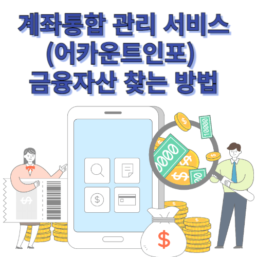 계좌통합 관리 서비스(어카운트인포) 금융자산 찾는 방법