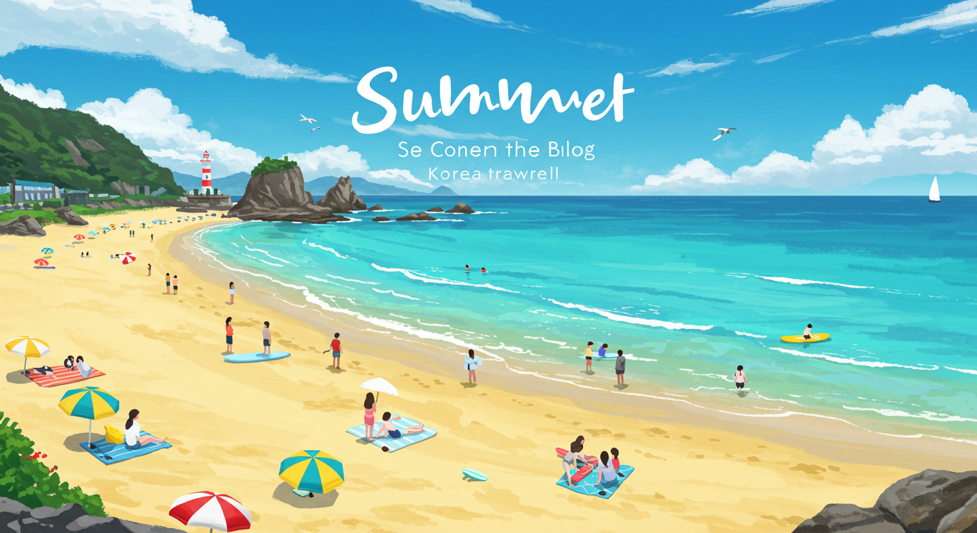 2025년 여름, 놓칠 수 없는 대한민국 최고의 해수욕장 TOP 5