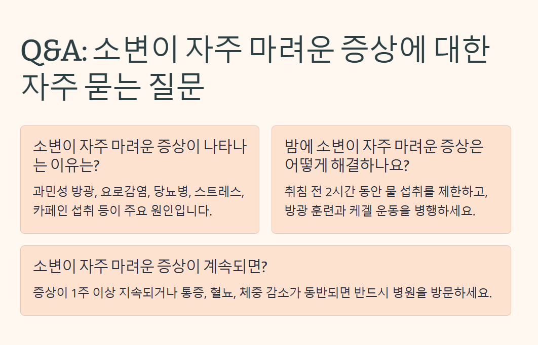 소변