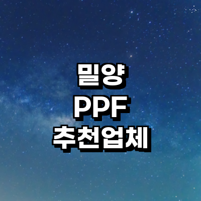 밀양시 ppf