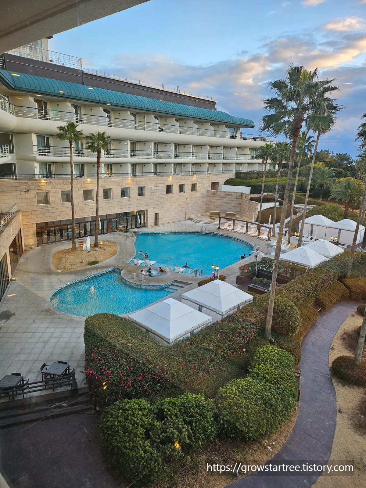 그랜드조선 제주 호텔 디럭스 스탠다드뷰 트윈룸