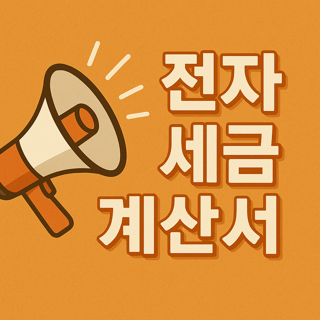 전자세금계산서