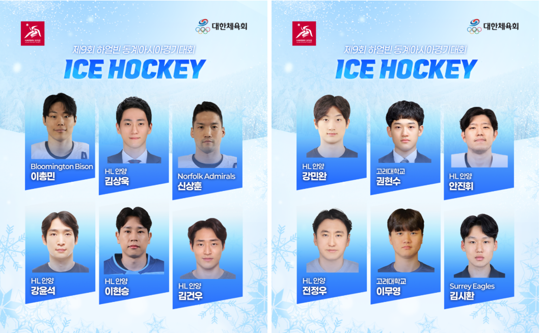 아이스하키 참가선수 남자