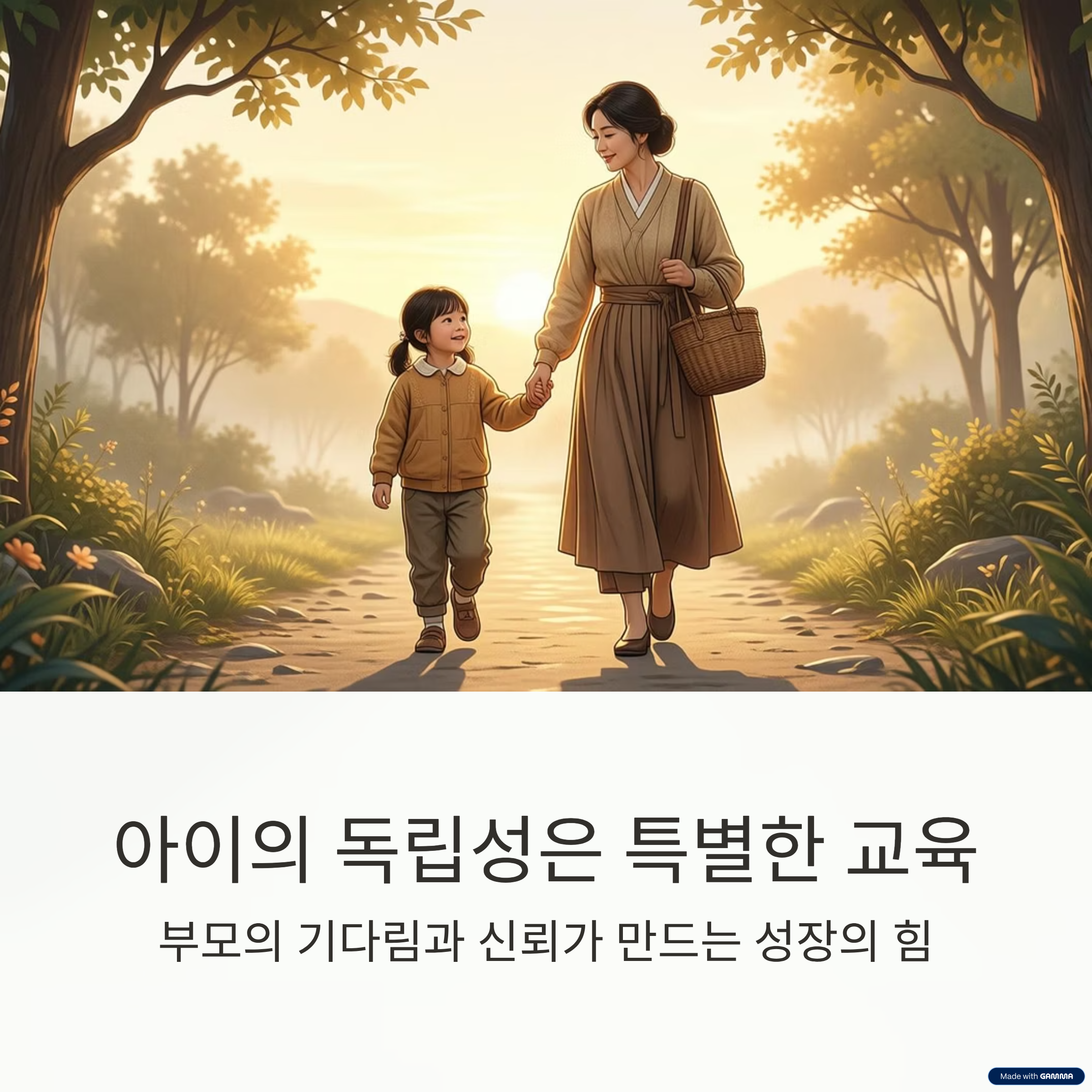 아이 독립성을 키우는 작은 습관