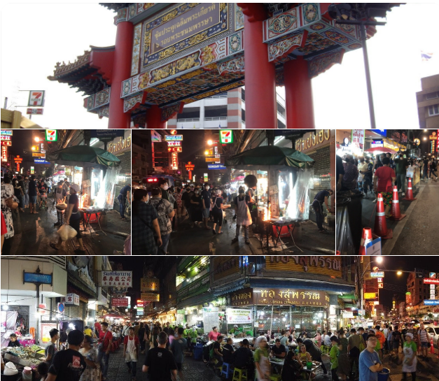 방콕 차이나타운 거리 사진