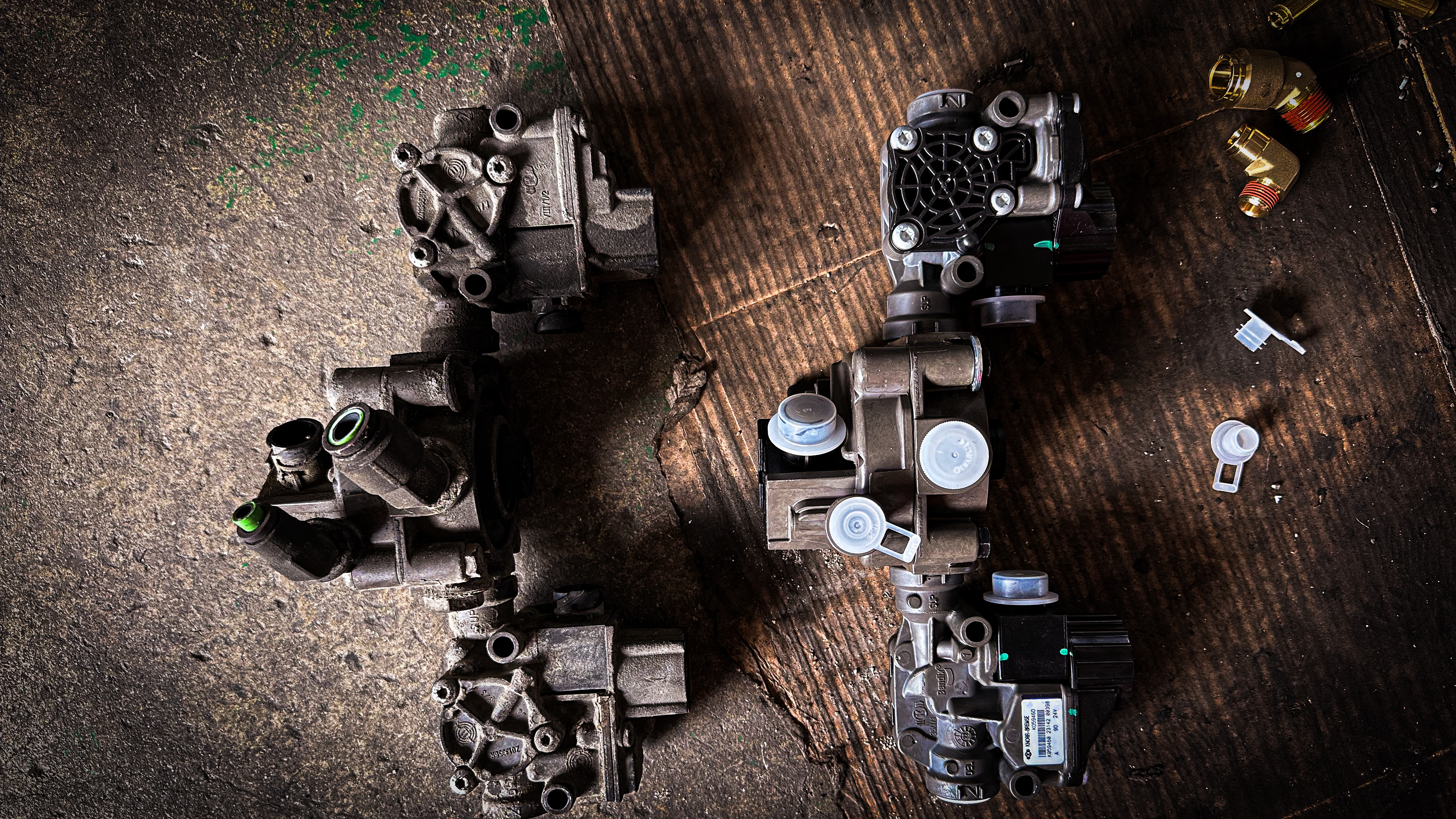 패키지 밸브를 교체하다.