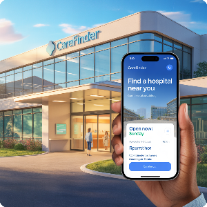 전국 주말(일요일) 문여는 병원 찾기 병원앱 이미지