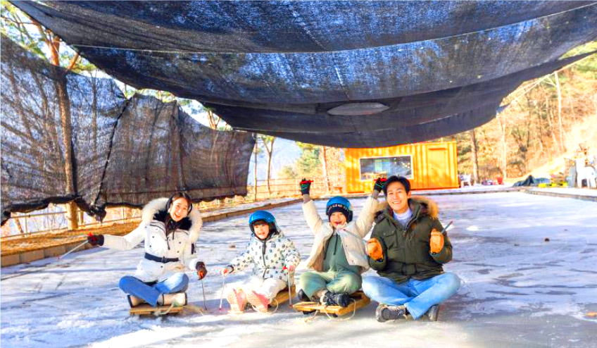 양주 눈꽃축제 눈썰매장