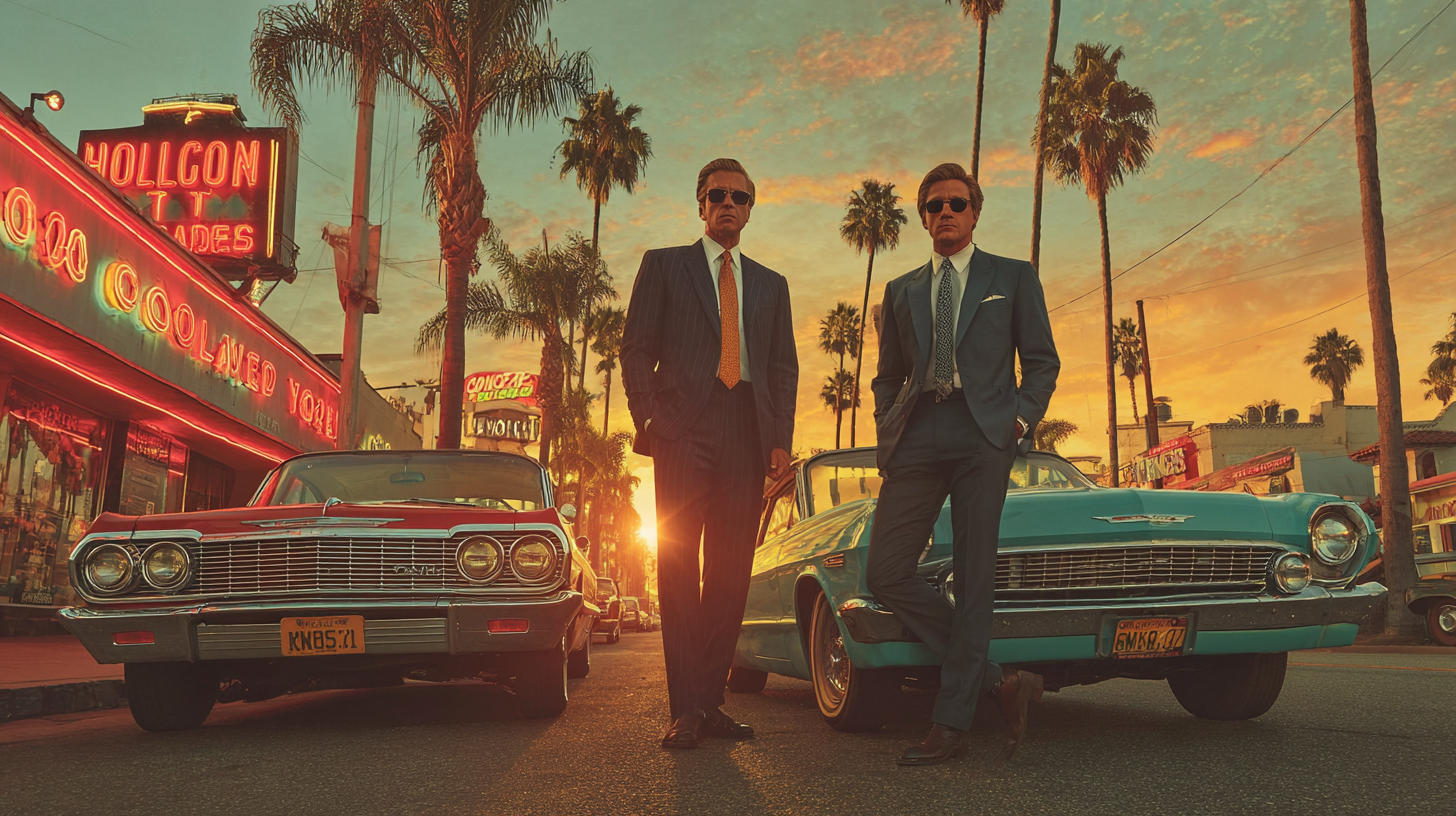 원스 어폰 어 타임 인 할리우드 영화 포스터