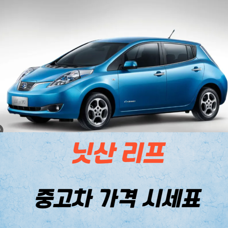 닛산 리프 중고차 가격 시세표 연비