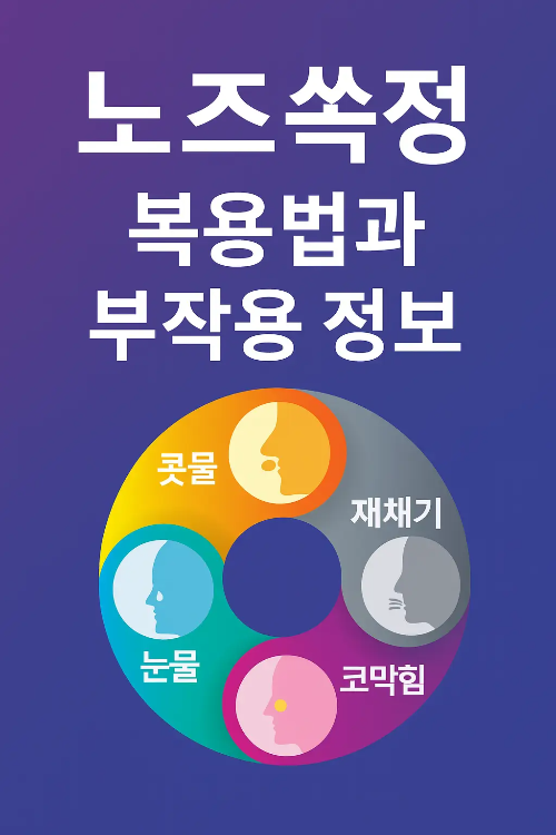 노즈쏙정 안내 이미지