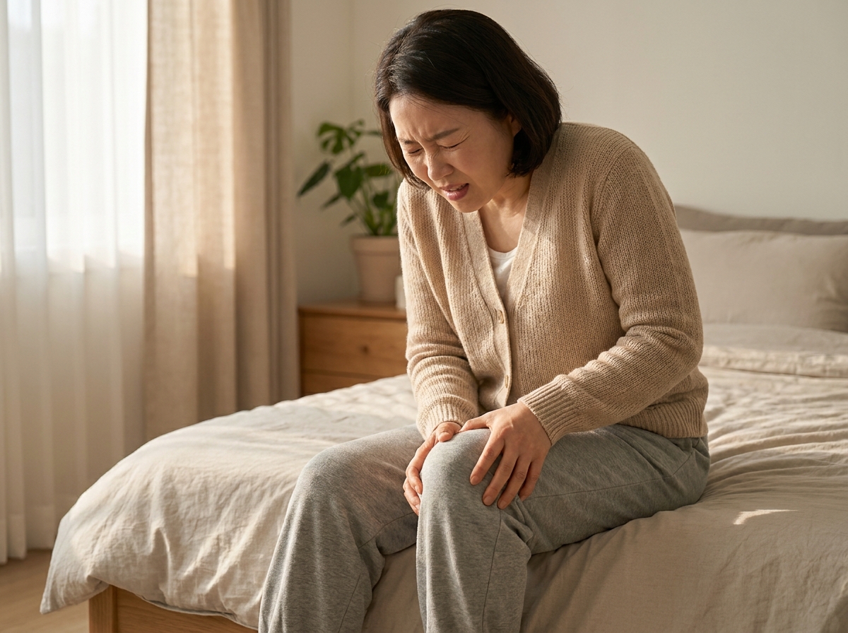 관절 통증 원인 아침 관절 뻣뻣함 자가진단