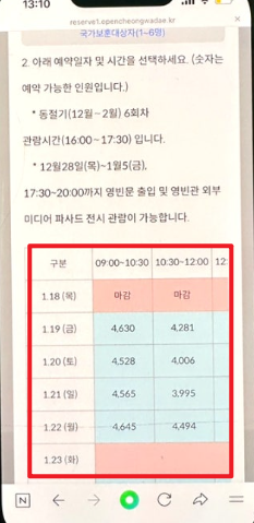 청와대 관람신청 예약방법