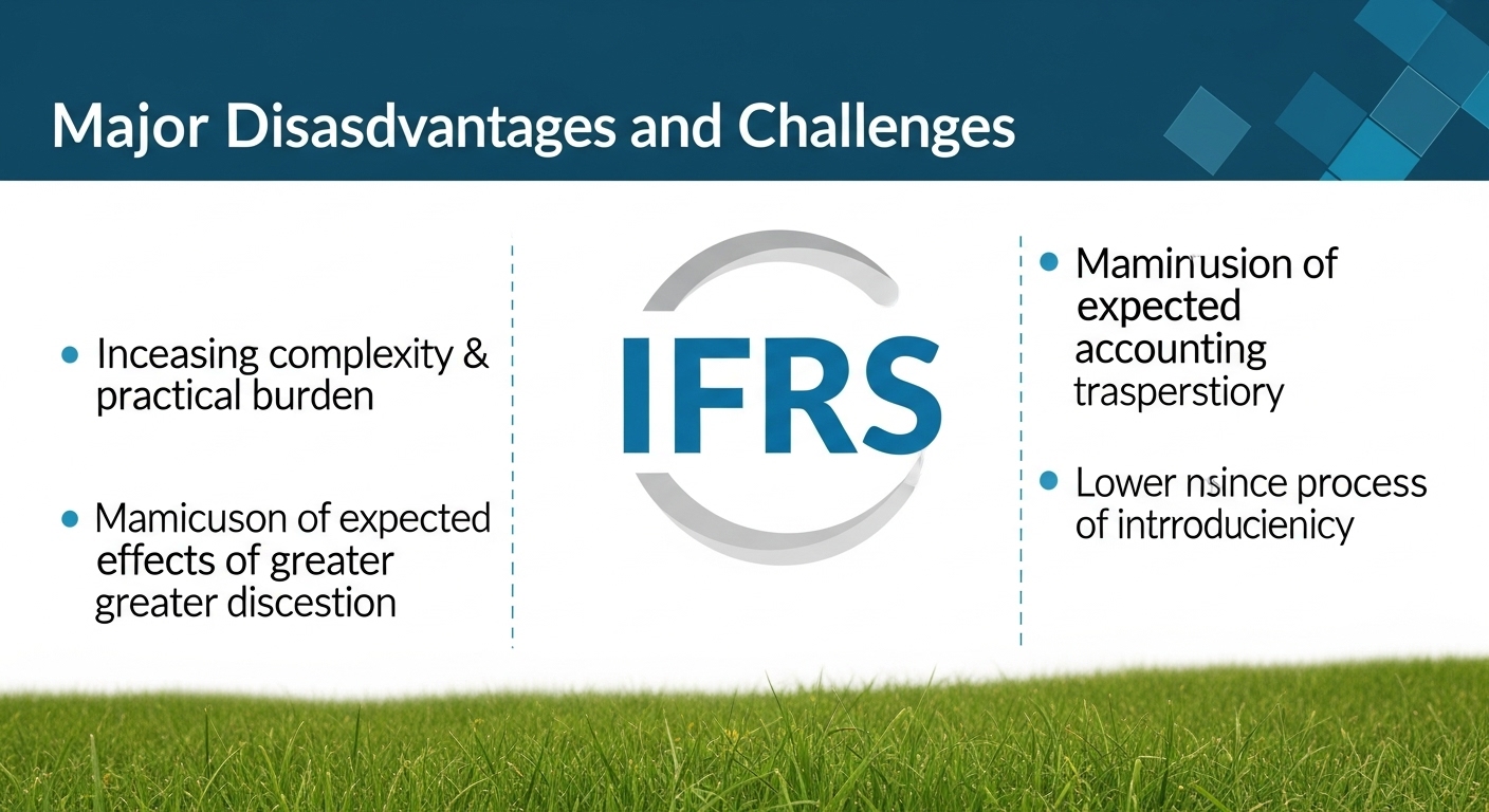 IFRS 도입의 주요 단점과 도전 과제