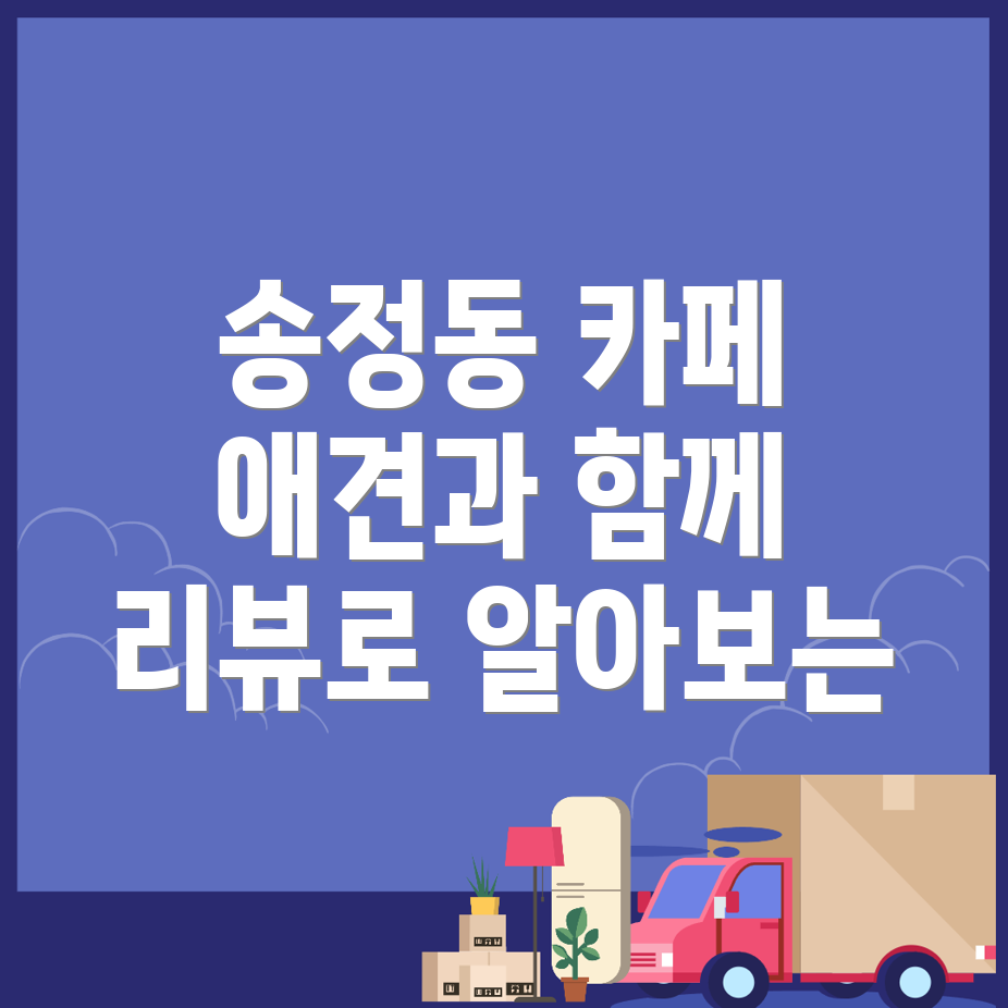 강릉시 송정동 애견동반 카페