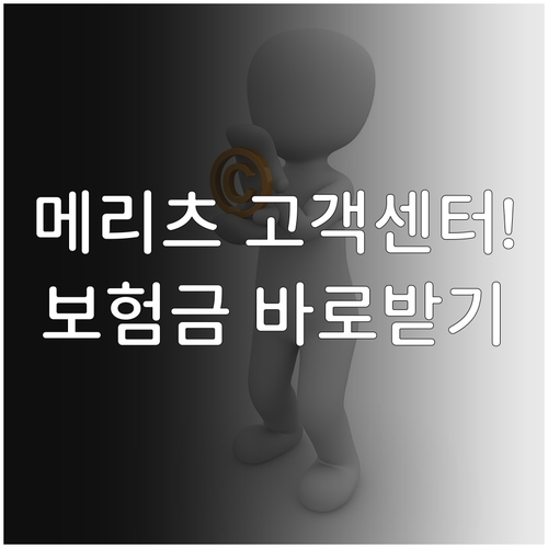 메리츠화재 고객센터 전화번호 및 실손..