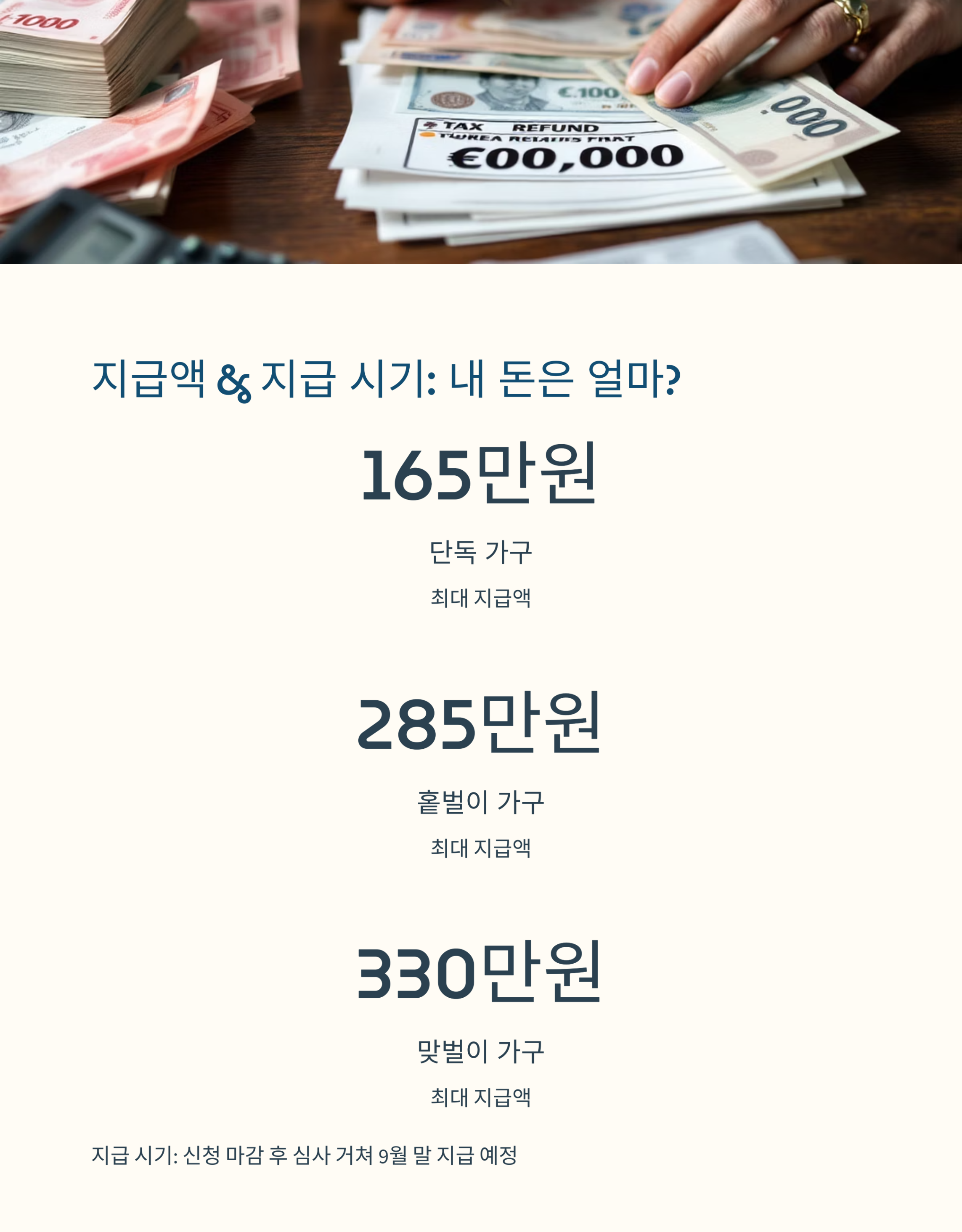 2025 근로장려금 꿀팁 요약 정리(국세청이 알려주는 알짜 정보 5가지)