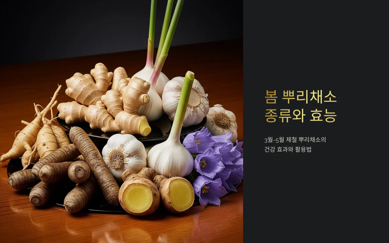 3월부터 5월까지, 제철 뿌리채소가 주는 놀라운 건강 효과