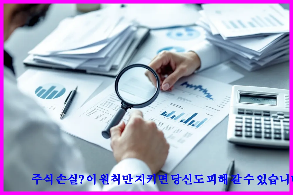 주식 손실? 이 원칙만 지키면 당신도 피해 갈 수 있습니다