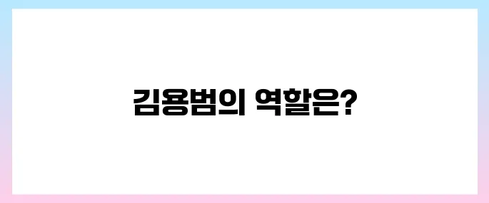 김용범 프로필, 정책실장 임명과 역할