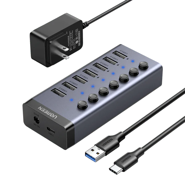UGREEN 7-Port Powered USB 3.0 Hub