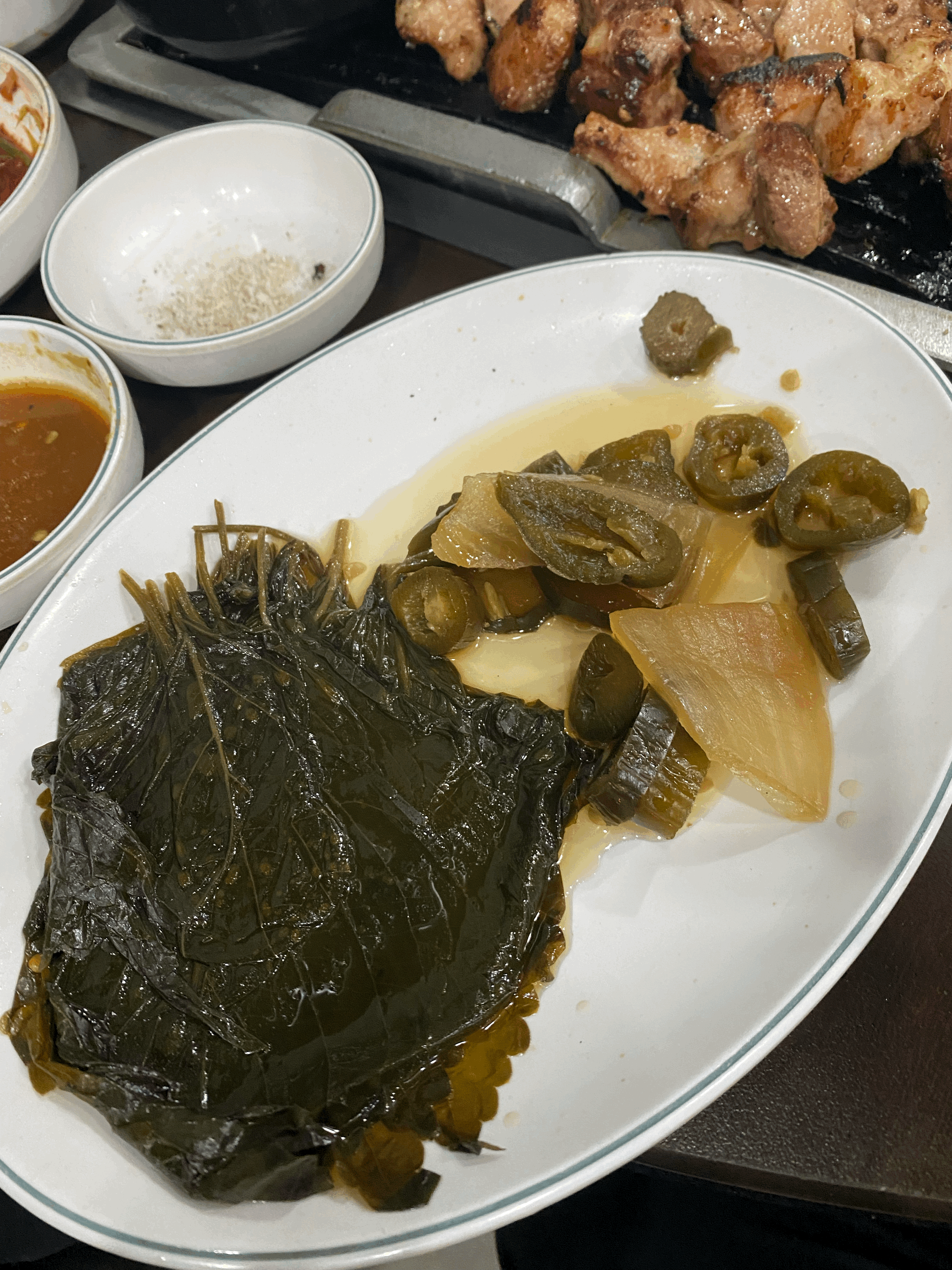 뒷고기 밑반찬