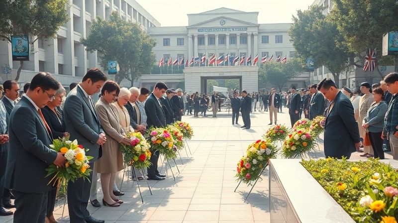 민주항쟁 기념식 현장