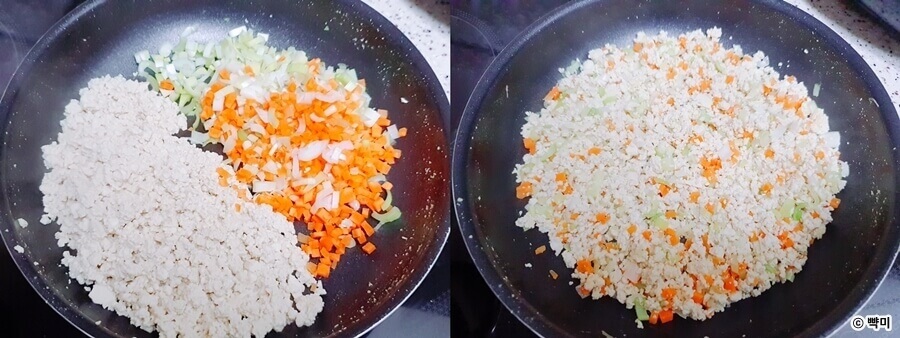 두부-계란-다이어트-요리-두부달걀볶음밥-두부라이스