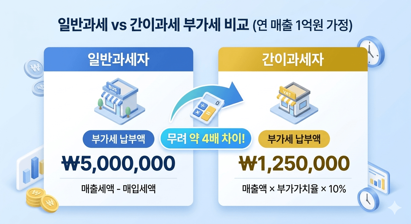 간이과세 배제지역 축소, 부가세 5배 아끼는 법
