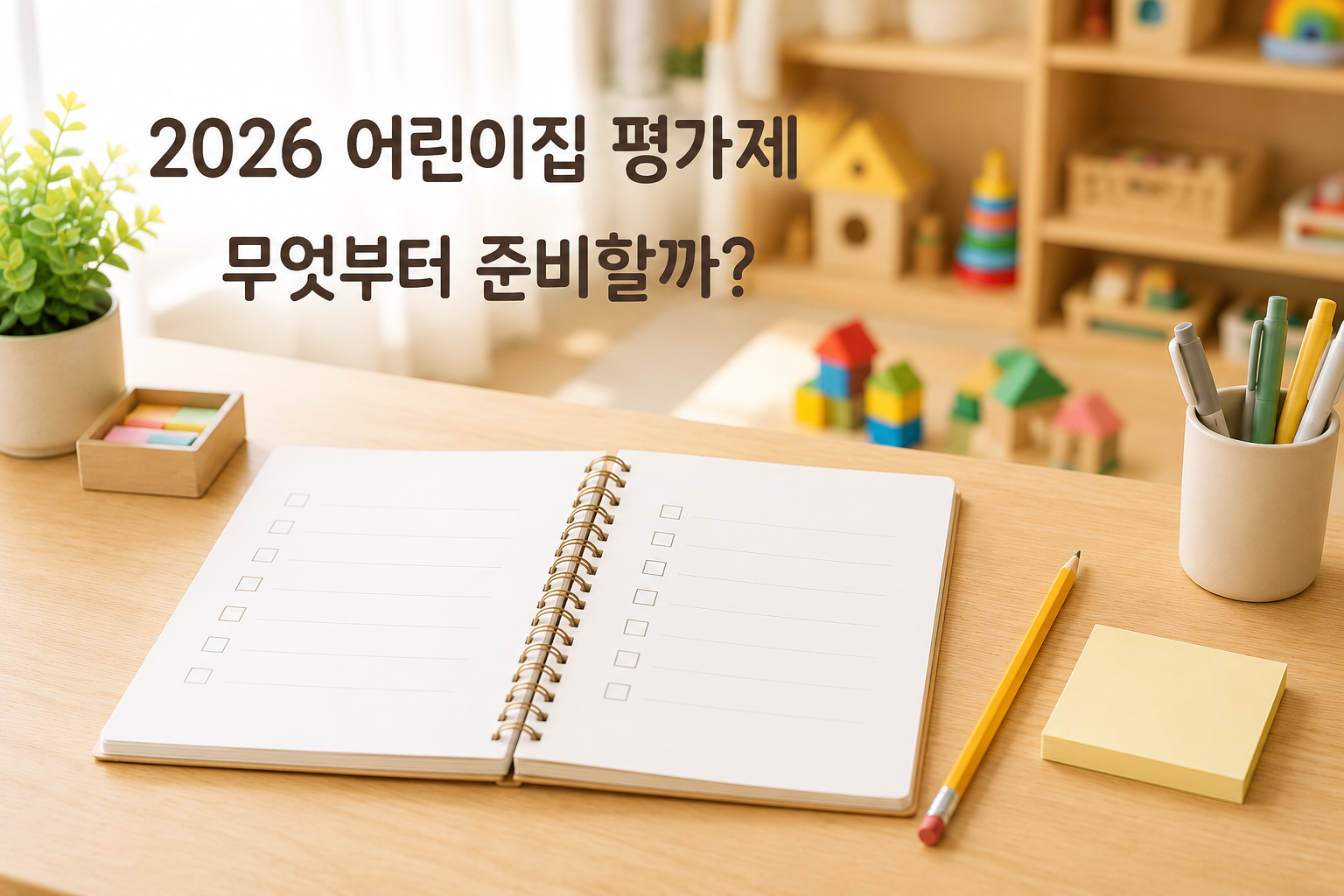 2026 어린이집 평가제 준비 체크리스트