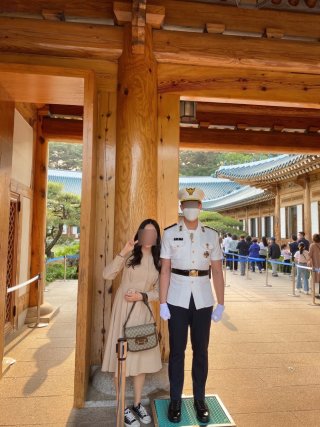 청와대관람방법-포토존-군인