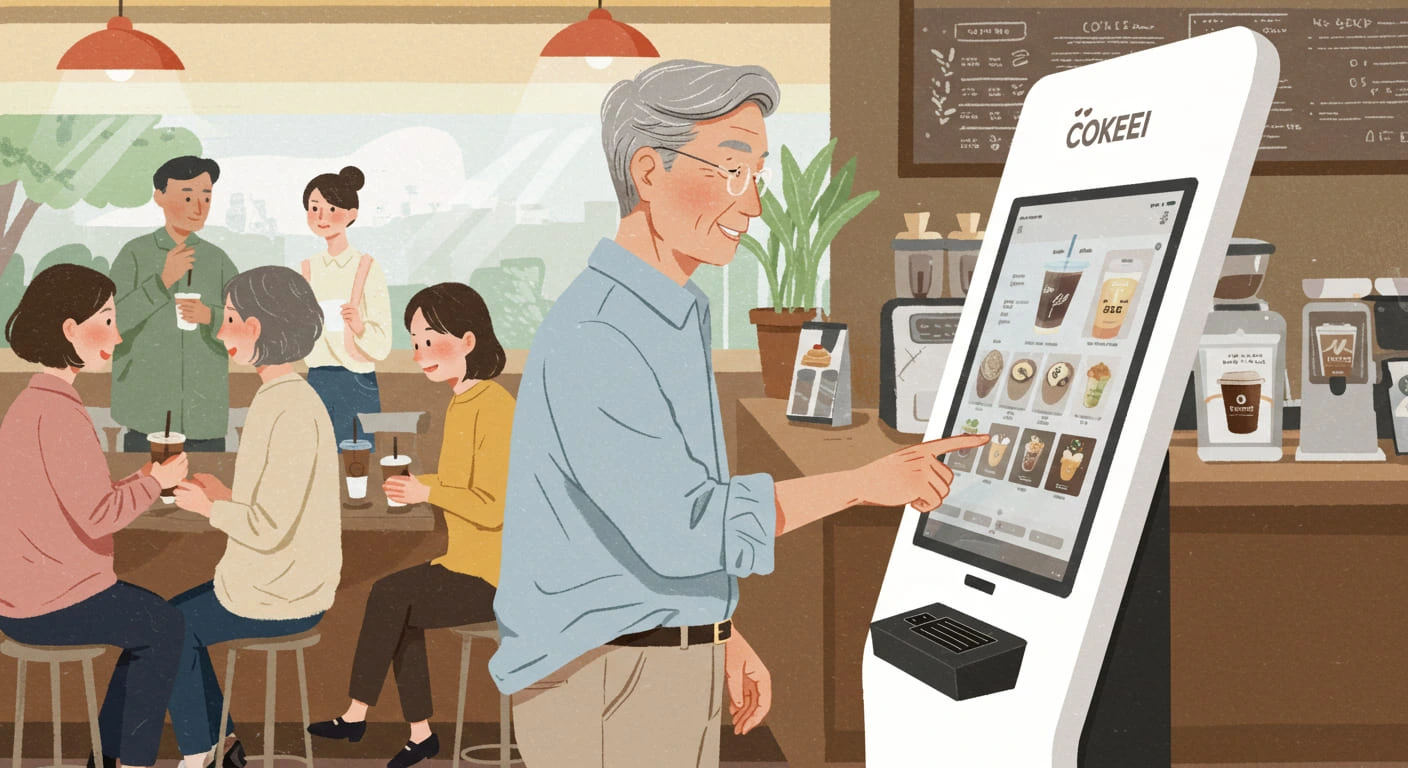 시니어도 쉽게 배우는 키오스크 주문 방법