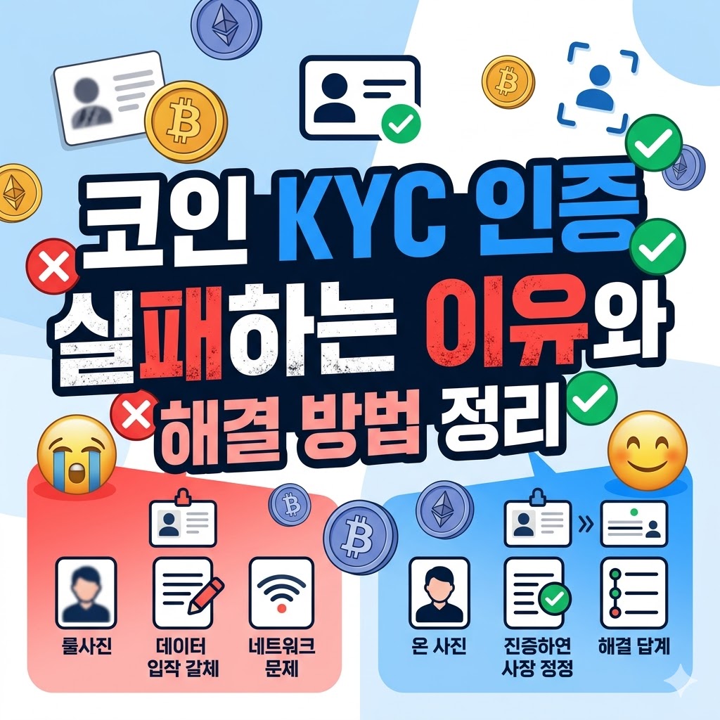 코인 KYC 인증 실패 해결